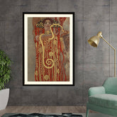 Artist4 - Art - Woman With Snake 1 - Framed Wall Art