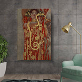 Artist4 - Art - Woman With Snake 1 - Wall Canvas