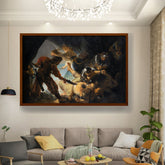 Artist4 - Art - The Death Of Socrates - Framed Canvas