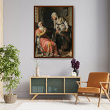 The Prayer - Framed Canvas