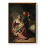 The Holy Family - Framed Canvas