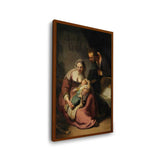 The Holy Family - Framed Canvas