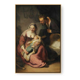 The Holy Family - Floating Framed Canvas