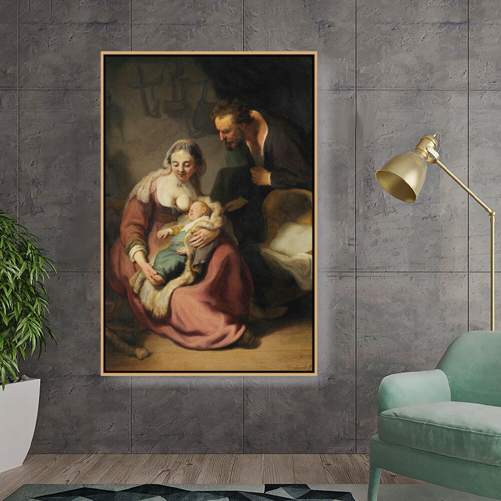 Artist4 - Art - The Holy Family - Floating Framed Canvas