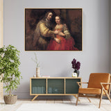 The Jewish Bride - Floating Framed Canvas
