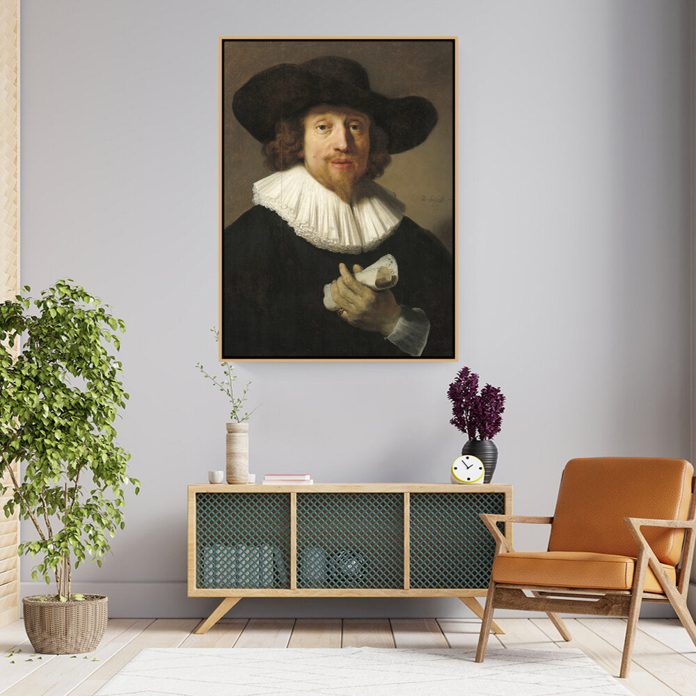 Artist4 - Art - Portrait Of A Gentleman - Floating Framed Canvas