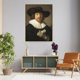 Artist4 - Art - Portrait Of A Gentleman - Floating Framed Canvas