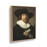 Portrait Of A Gentleman - Floating Framed Canvas