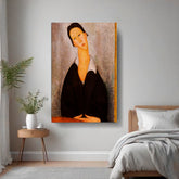 Artist4 - Art - Woman In Black - Wall Canvas