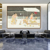 Artist5 - Art - Seduction Scene On A Terrace - FLOATING FRAME