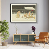 Seduction Scene On A Terrace - WALL MOUNT FRAME