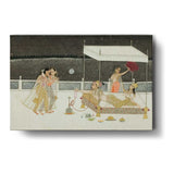 Seduction Scene On A Terrace - Wall Canvas