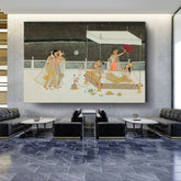 Artist5 - Art - Seduction Scene On A Terrace - Wall Canvas