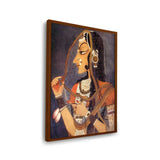 Radha Bani Than - Framed Canvas