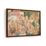 Four Princes In Procession - Framed Canvas
