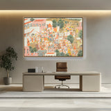 Four Princes In Procession - FLOATING FRAME