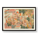 Four Princes In Procession - WALL MOUNT FRAME