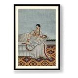 Portrait Of An Indian Dancing - WALL MOUNT FRAME