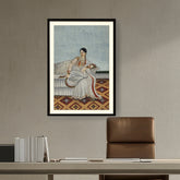 Artist5 - Art - Portrait Of An Indian Dancing - WALL MOUNT FRAME