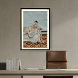 Artist5 - Art - Portrait Of An Indian Dancing - WALL MOUNT FRAME