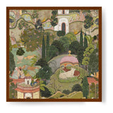 Gardens Of Jaipur - Framed Canvas