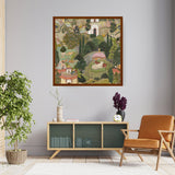 Gardens Of Jaipur - Framed Canvas