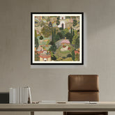 Artist5 - Art - Gardens Of Jaipur - WALL MOUNT FRAME