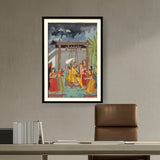 Artist5 - Art - Raga Hindol - WALL MOUNT FRAME