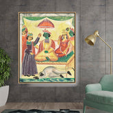 Artist5 - Art - Rama And Sita Kailghat - FLOATING FRAME