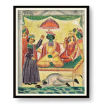 Rama And Sita Kailghat - WALL MOUNT FRAME