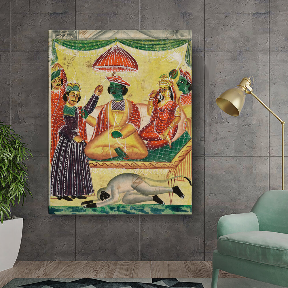 Artist5 - Art - Rama And Sita Kailghat - Wall Canvas