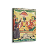 Rama And Sita Kailghat - Wall Canvas