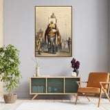 Princes And People Of India - FLOATING FRAME