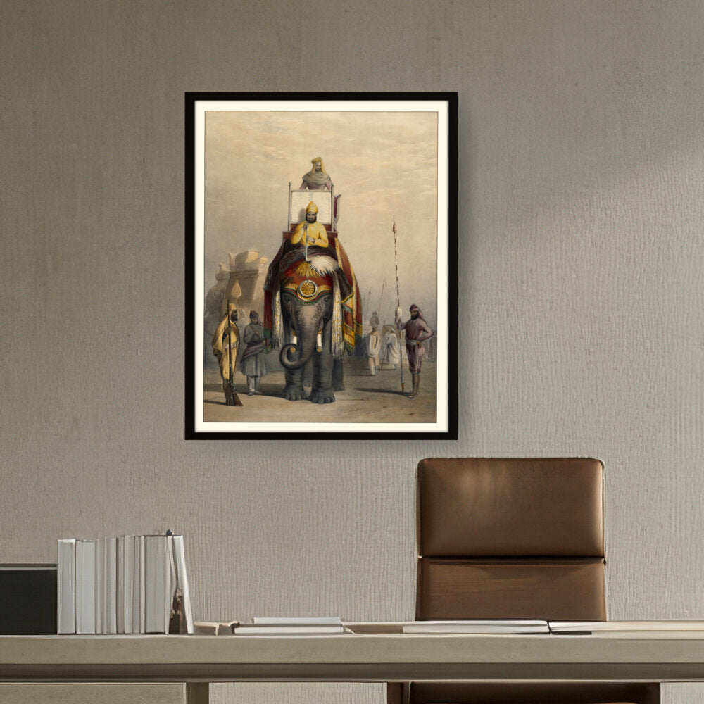 Artist5 - Art - Princes And People Of India - WALL MOUNT FRAME