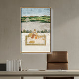 Artist5 - Art - Princess Smoking A Hookah - FLOATING FRAME