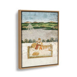 Princess Smoking A Hookah - FLOATING FRAME