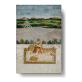 Princess Smoking A Hookah - Wall Canvas