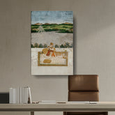 Artist5 - Art - Princess Smoking A Hookah - Wall Canvas