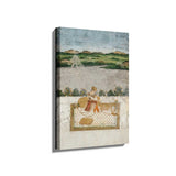 Princess Smoking A Hookah - Wall Canvas