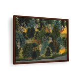 Krishna's Longing For Radha - Framed Canvas