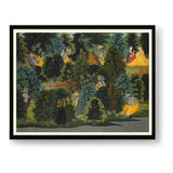 Krishna's Longing For Radha - WALL MOUNT FRAME