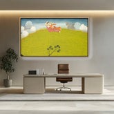 Artist5 - Art - Pradyumna And Mayavati Flying - FLOATING FRAME