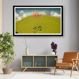 Pradyumna And Mayavati Flying - WALL MOUNT FRAME