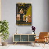 Watching Girls Swinging - Wall Canvas