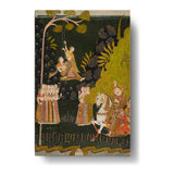 Watching Girls Swinging - Wall Canvas