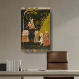 Artist5 - Art - Watching Girls Swinging - Wall Canvas