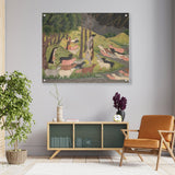 Krishna Summoning The Cows - Acrylic Wall Photo