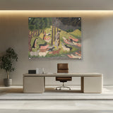 Artist5 - Art - Krishna Summoning The Cows - Acrylic Wall Photo