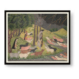 Krishna Summoning The Cows - WALL MOUNT FRAME