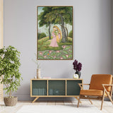 Green And Pink Royal Princess - FLOATING FRAME